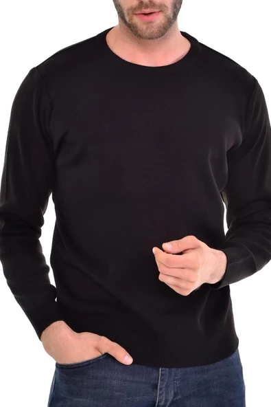 Erkek Triko Kazak Sıfır Yaka BGL-ST01662 - Resim 8