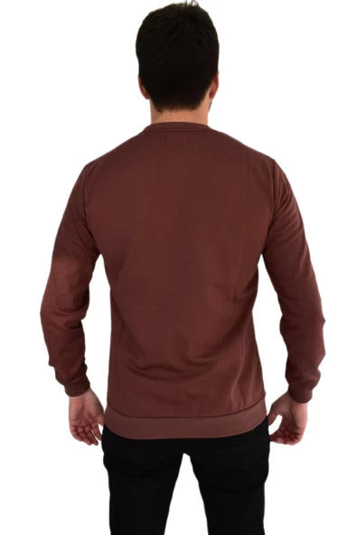 Erkek Sıfır Yaka Sweat Whatever BGL-ST01723 - 9
