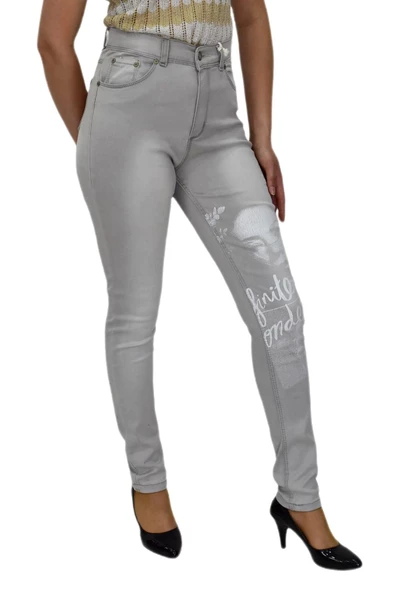 Kadın Zifth Skinny Jean Pantolon Yüksek Bel 239-004621-720 - Resim 4