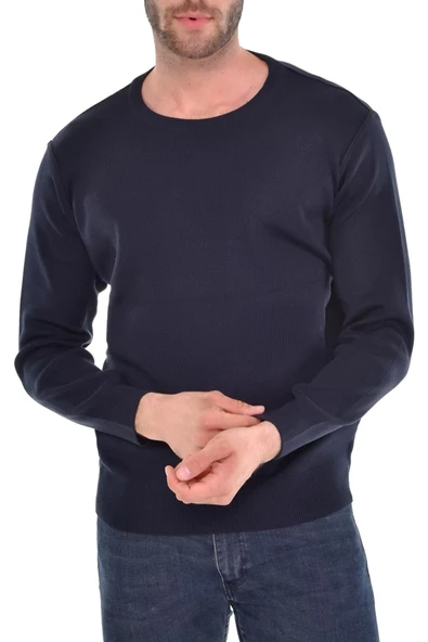 Erkek Triko Kazak Sıfır Yaka BGL-ST01662 - Resim 4