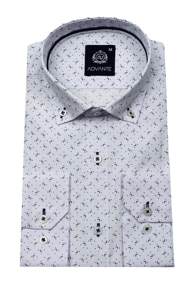 Erkek Uzun Kol Silim Fit Gömlek BGL-ST01713 - Resim 4