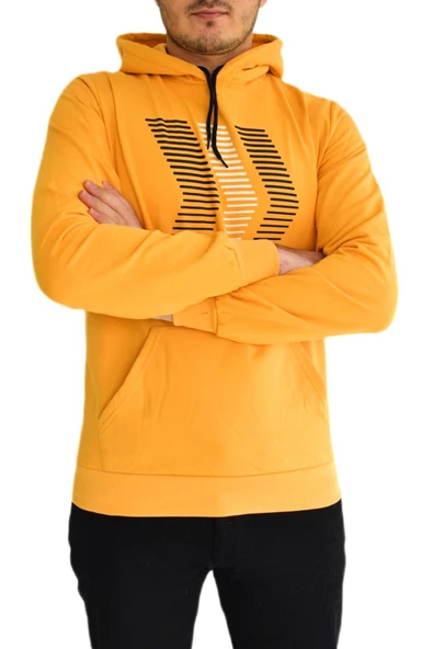 Erkek Kapüşonu Sweat Baskılı 1029 BGL-ST01732 - 8
