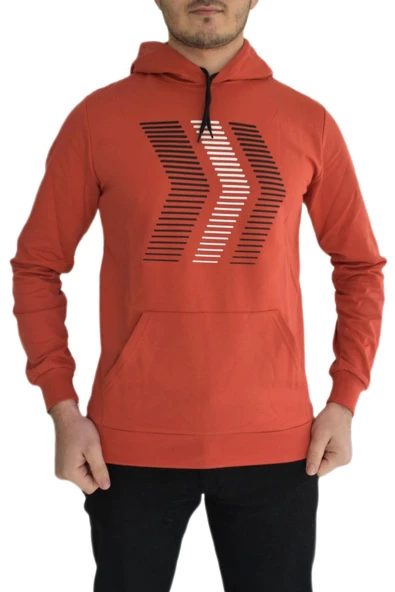 Erkek Kapüşonu Sweat Baskılı 1029 BGL-ST01732 - 2