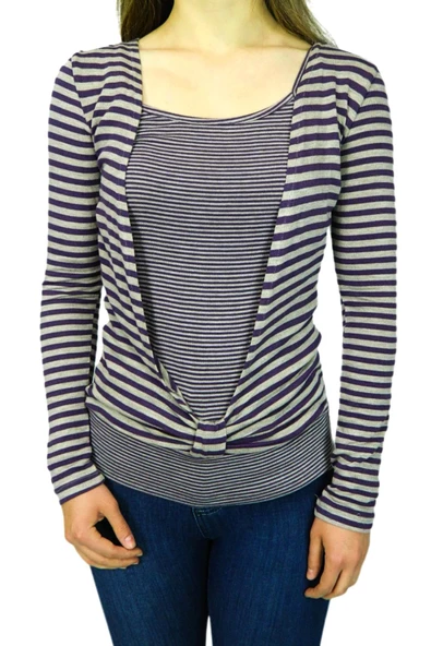 KadınKruvaze Uzun Kol Bluz BRGPG3706 - Resim 2