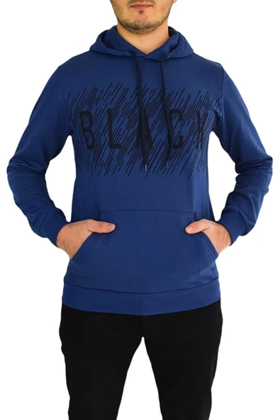 Erkek Kapüşonu Sweat Baskılı 1030 BGL-ST01733 - Resim 9