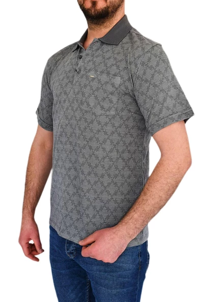 Erkek Polo Yaka Cepli Tişört 1-T817 BGL-ST01811 - 6