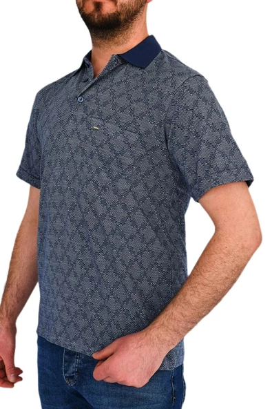 Erkek Polo Yaka Cepli Tişört 1-T817 BGL-ST01811 - 7