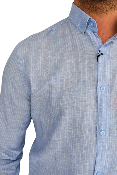 Erkek Spor Gömlek Silim Fit 9950 BGL-ST01842 - Resim 11