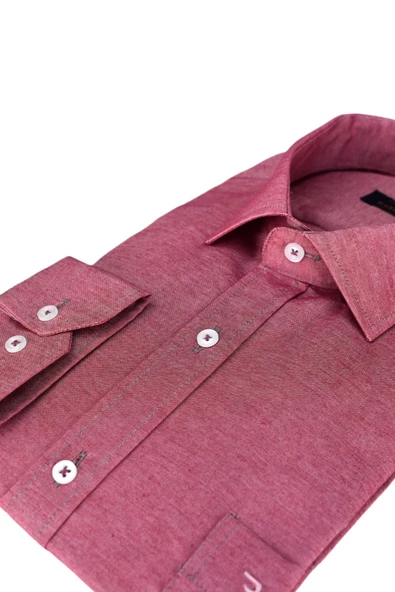 Erkek Uzun Kol Klasik Gömlek BGL-ST01901 - Resim 6