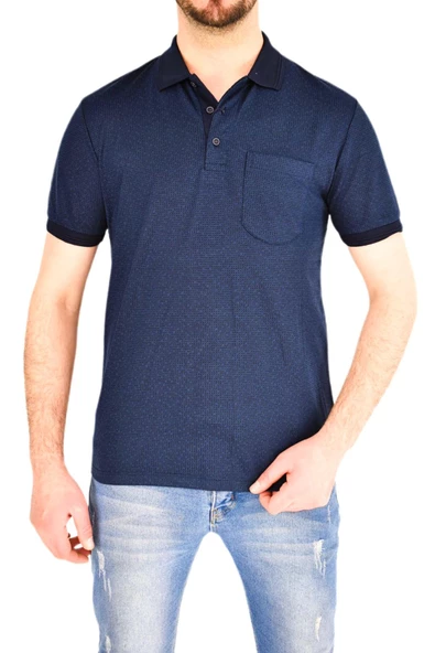 Erkek Polo Yaka Tişört Cepli BGL-ST01945 - Resim 3