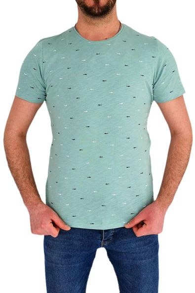 Erkek Sıfır Yaka Tişört T-768 BGL-ST01834 ürün görseli