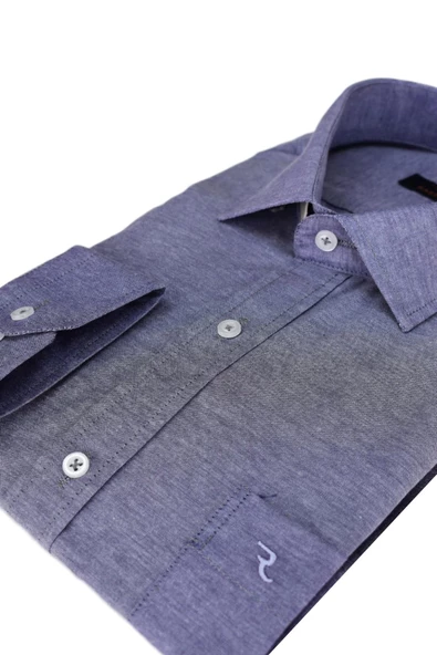 Erkek Uzun Kol Klasik Gömlek BGL-ST01901 - Resim 8