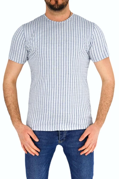 Erkek Sıfır Yaka Tişört T-748 BGL-ST01828 ürün görseli