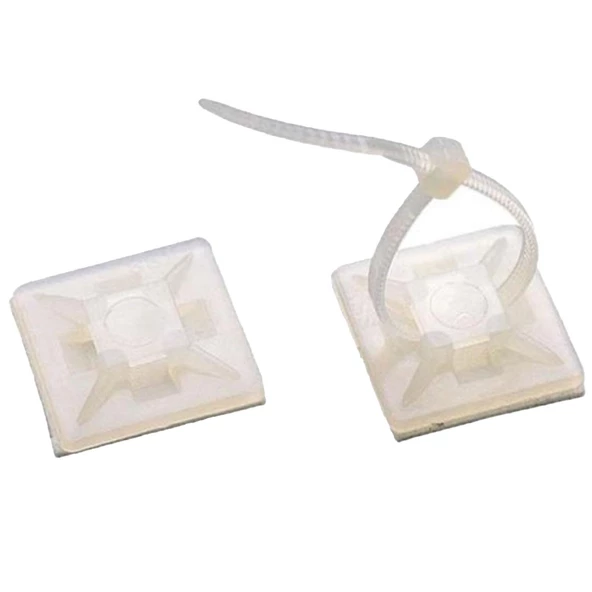 Yapışkanlı Kroşe Kablo Parti Balon Süs Asma 28x28 mm 100'lü Paket - 5
