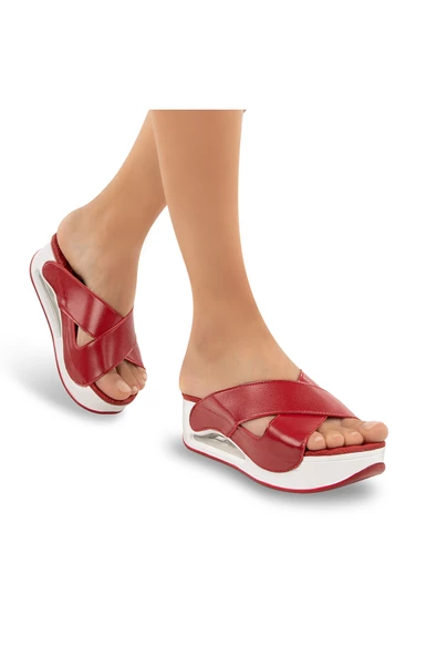 MUYA Orthopedix Penelope Anatomik Air Max Tabanlı Kadın Terlik 31210 - 3