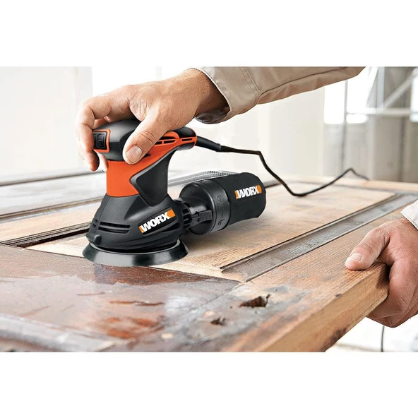 WORX WX652.1 320Watt 125mm Profesyonel Eksantrik Zımpara - 7