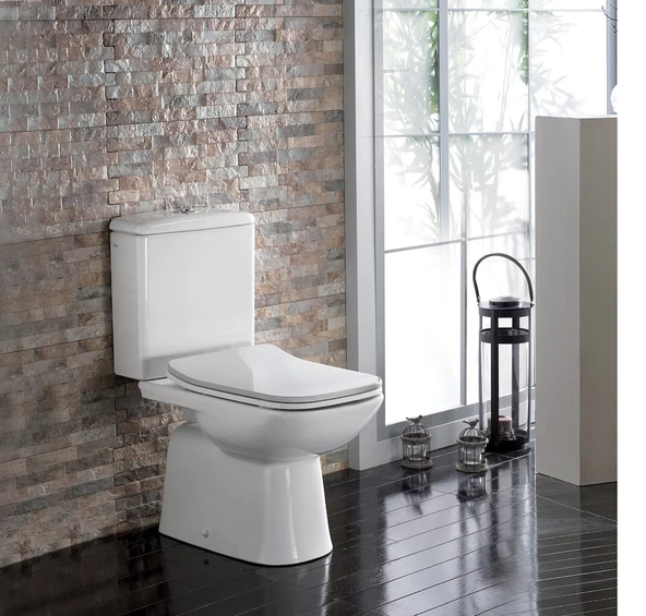 Turkuaz Duru Klozet Alttan,Rezervuar,İç Takım ve Yavaş İnce Kapak - Resim 2