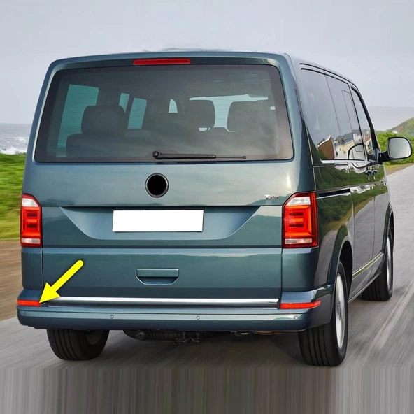 VW Caravelle T6 2016-2019 Sol Arka Tampon Köşe Reflektörü 7E0945105D - 1