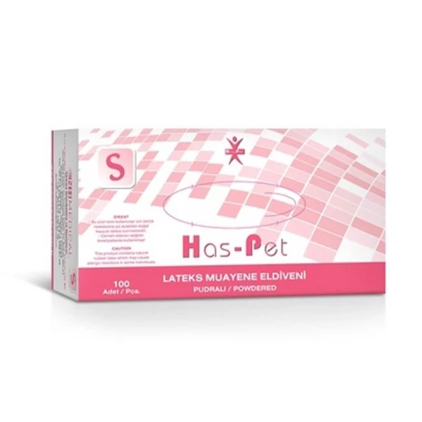 Lateks Muayene Eldiveni Pudralı 100 lü (Small)