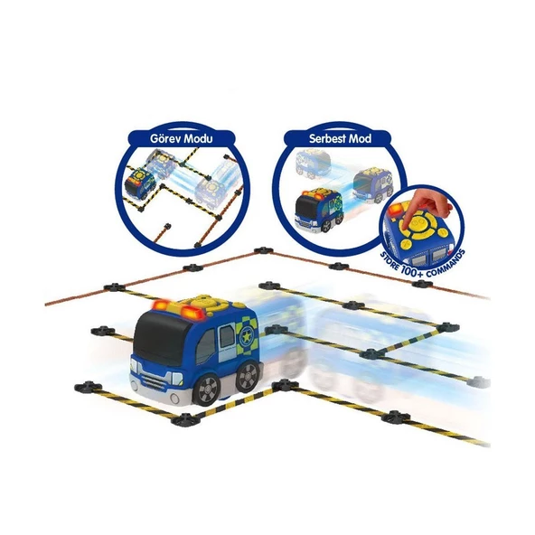 SIL/81471 Silverlit Tooko Programlanabilen Polis Aracı Oyun Seti - 8