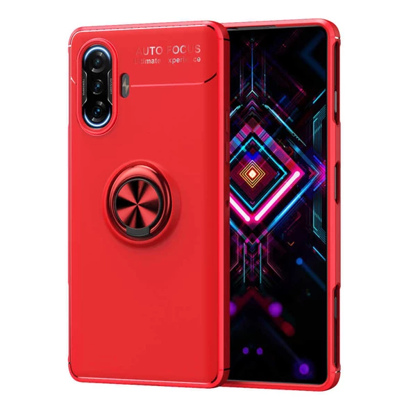 Xiaomi Redmi K40 Gaming Kılıf Zore Ravel Yüzüklü Silikon Kılıf - 2