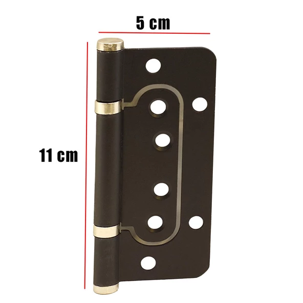 Dekoratif Mobilya Pencere Kapı Kelebek Menteşe Siyah 11 cm - 3