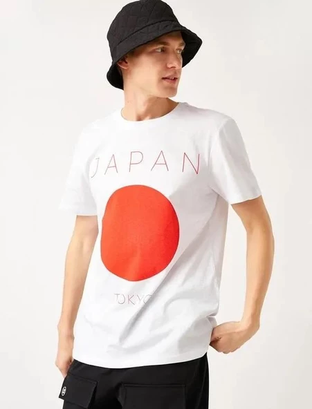 Koton Erkek Standart Fit Tokyo Baskılı Tişört - 2
