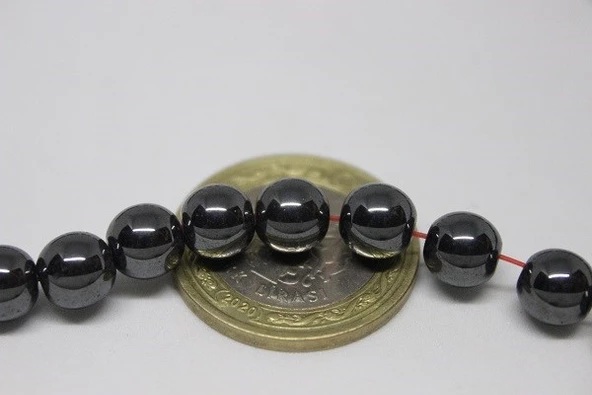 Hematit Taşı Dizi 8mm - 4
