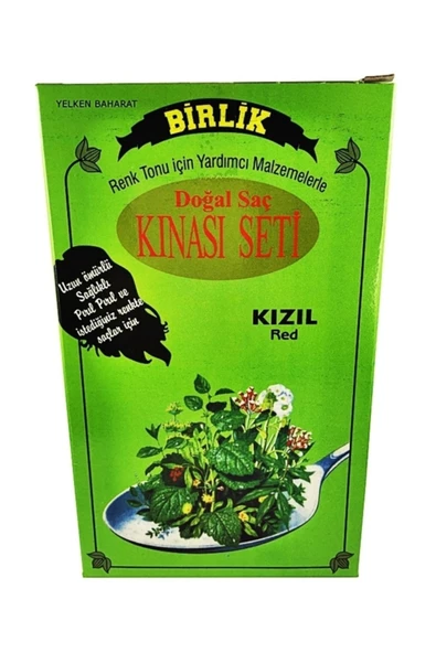 Birlik Kına Seti Kızıl