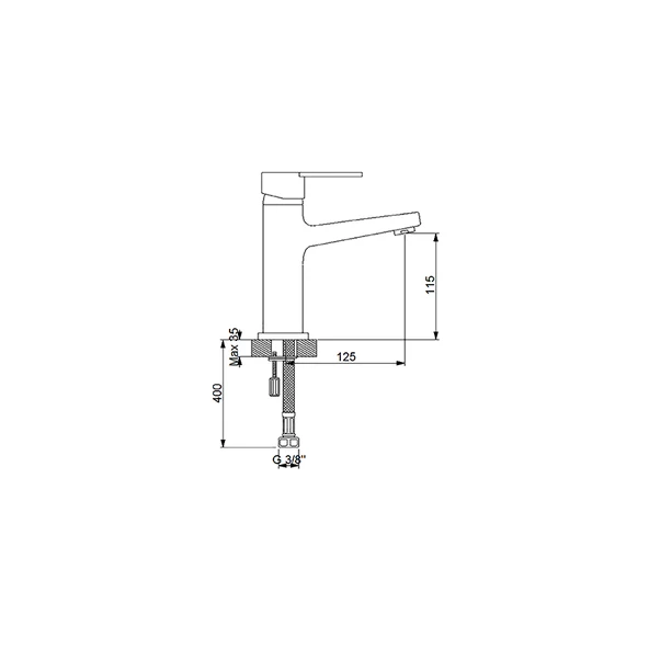 Newarc Domıno Yüksek Lavabo Bataryası Altın 971628 - 2