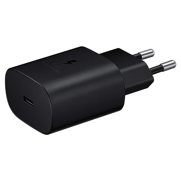 Samsung Type C Hızlı Şarj Adaptörü, 25W, EP-TA800N Siyah