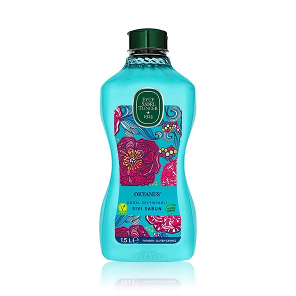 Eyüp Sabri Tuncer 1.5Lt Sıvı Sabun Doğal Zeytinyağlı,Okyanus