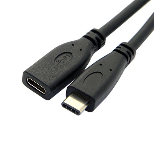 type c usb 3.1 dişi / erkek uzatma kablosu 20 cm
