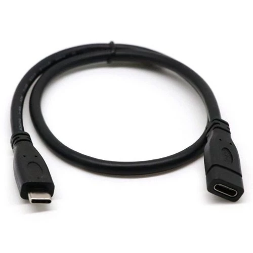 type c usb 3.1 dişi / erkek uzatma kablosu 1m