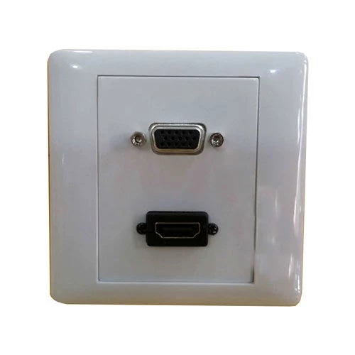 HDMI -VGA kasalı duvar tipi priz