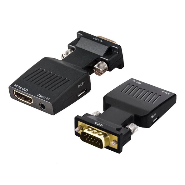 vga to hdmı çevirici VGA+audio to HDMI converter 1080P