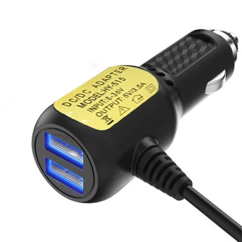 Navigasyon araç şarj adaptörü ve çift çıkışlı usb 5v1A -5v2.5A - Resim 6