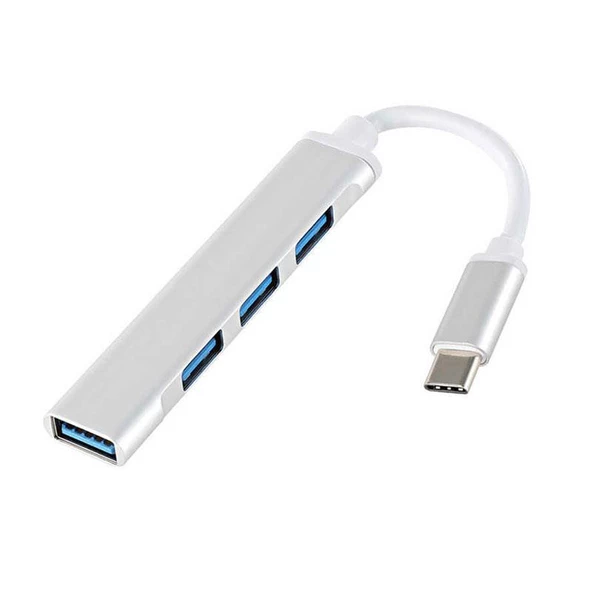 type c to usb 3.0 4 port hub type c 3.1 4 port usb çoklayıcı