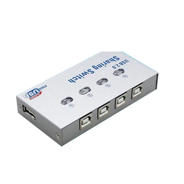 usb 2.0 Yazıcı için  anahtarlı 4 port sharing switch