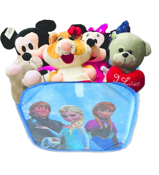 Karakter Desenli Oyuncak Saklama Sepeti Düzenleyici - 9