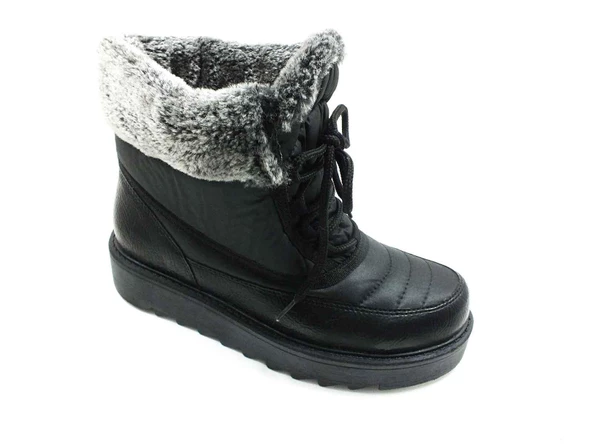 Marine Shoes Kürklü Termal Kar Botu Siyah-Rugan 86 4013 - 2
