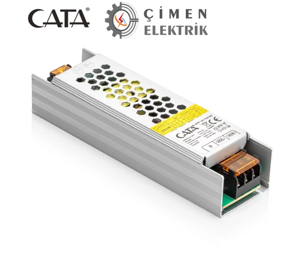 3 ADET CATA CT 2574 5A Slim Model Fansız Şerit Led Trafosu 60 W