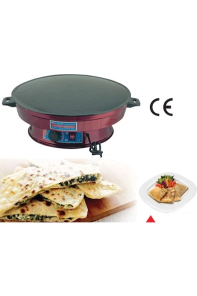 Uğur Büyük Boy Elektrikli 2200 W Termostatlı Katmer - Gözleme – Yufka Sacı - Resim 2