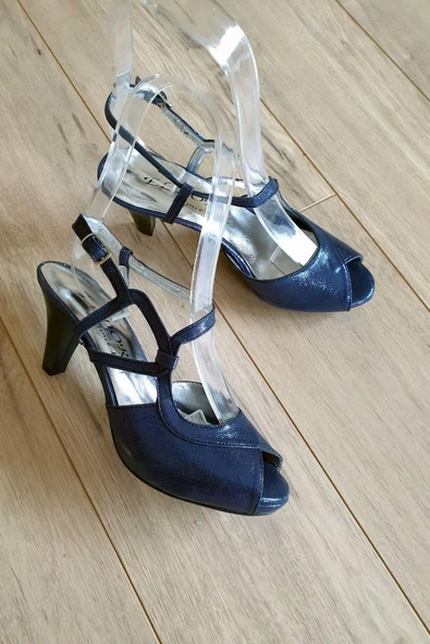 599 Topukla Kadın 8 cm Topuklu Abiye Ayakkapı - 5