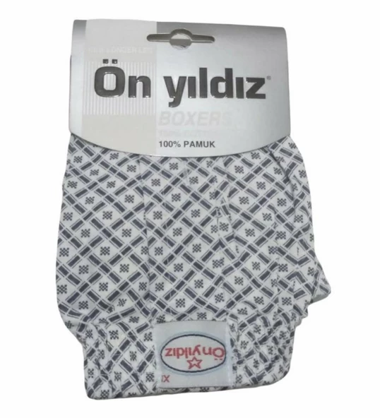 5 ADET ÖNYILDIZ  100 PAMUK EMPİRME ERKEK BOXER  S-3XL - 4