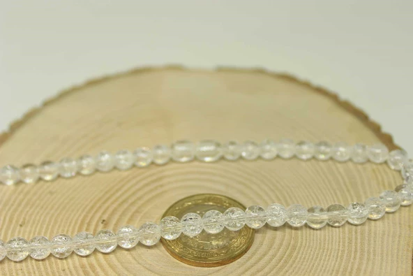 Necef Taşı Kolye 6mm (Klipsli) - Resim 2