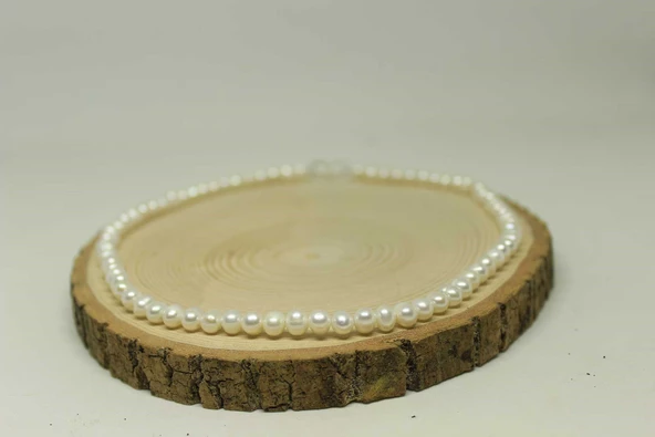 İnci Royal Kolye 6mm (Klipsli) - Resim 3