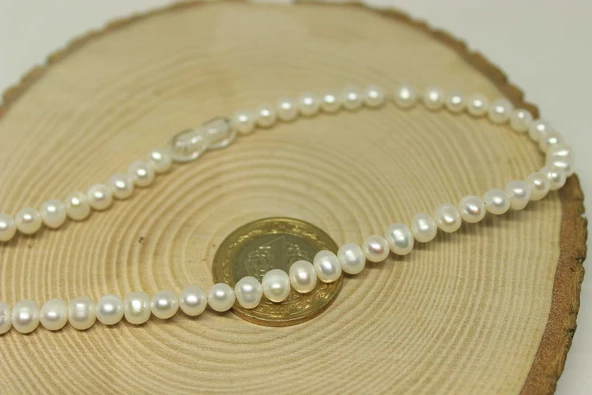 İnci Royal Kolye 6mm (Klipsli) - Resim 2