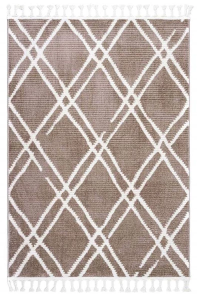 Mandaş Halı Cool CL04 Beige İskandinav Peluş Dokulu Makine Halısı - 80X150CM - 3