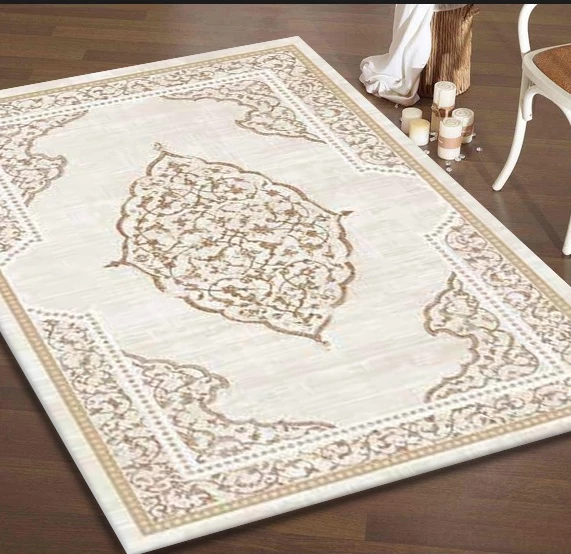 Brillant Latex Kaymaz Taban Halı-FİRUZE HL11174.102-(130x190) - 2